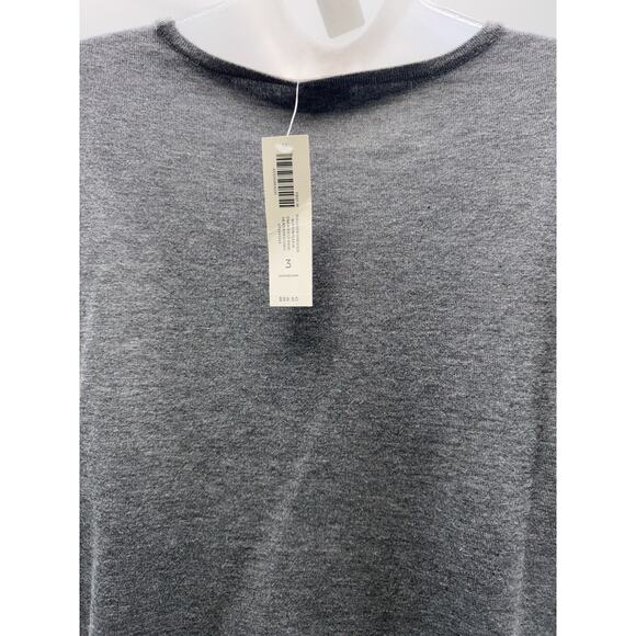 Chico's Sweater3Women's Small Gray Long Sleeve Pullover Knit - Picture 3 of 10